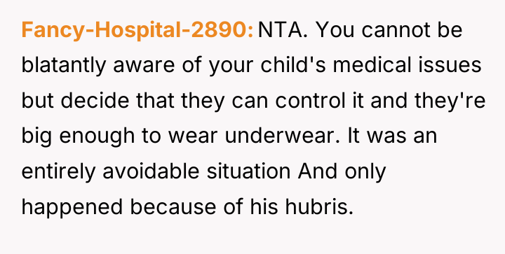 Fancy-Hospital-2890 NTA. You cannot be blatantly aware of your child's...