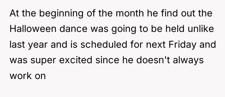At the beginning of the month he find out the...