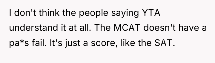 I don't think the people saying YTA understand it at...
