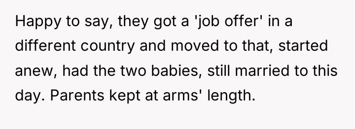 Happy to say, they got a 'job offer' in a...