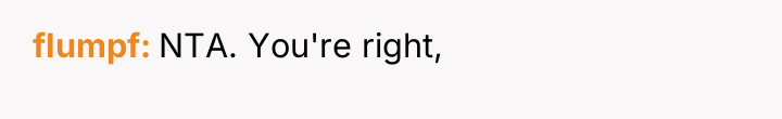 fIumpf NTA. You're right,