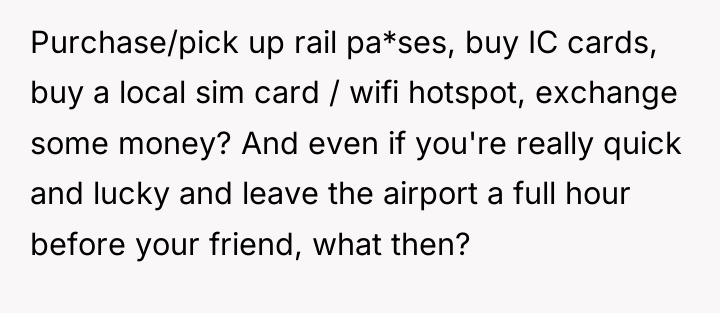Purchase/pick up rail pa*ses, buy IC cards, buy a local...