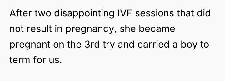 After two disappointing IVF sessions that did not result in...