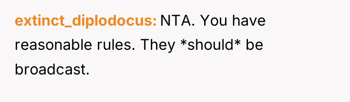 extinct_diplodocus NTA. You have reasonable rules. They *should* be broadcast.