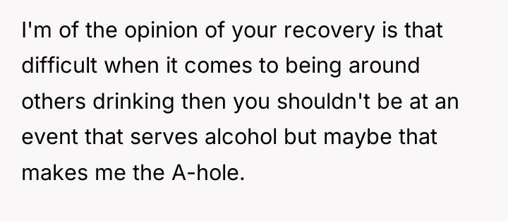 I'm of the opinion of your recovery is that difficult...