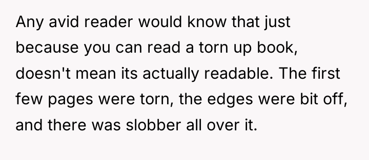 Any avid reader would know that just because you can...