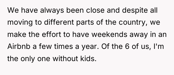 We have always been close and despite all moving to...