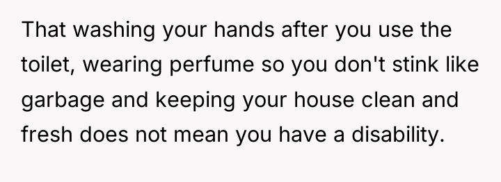 That washing your hands after you use the toilet, wearing...