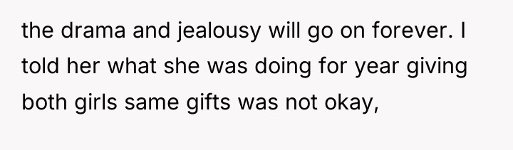 the drama and jealousy will go on forever. I told...