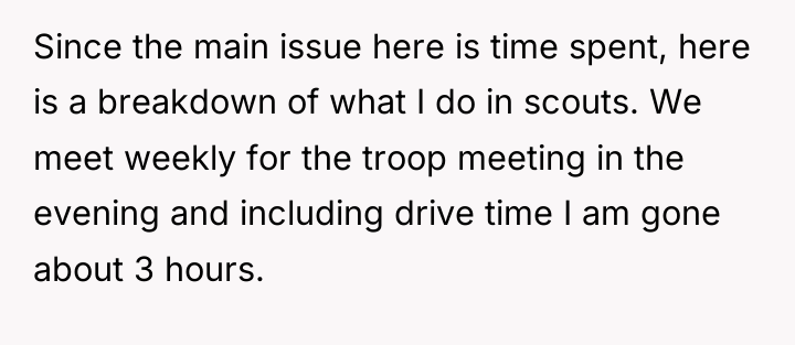 Since the main issue here is time spent, here is...