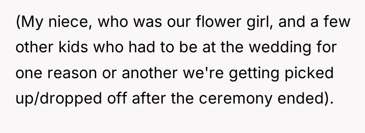 (My niece, who was our flower girl, and a few...