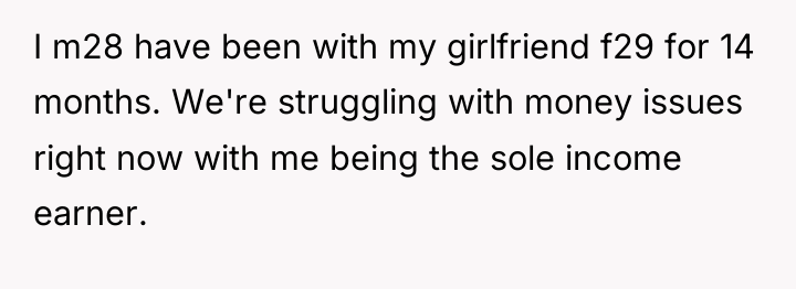 I m28 have been with my girlfriend f29 for 14...