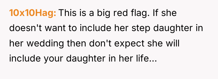 10x10Hag This is a big red flag. If she doesn't...