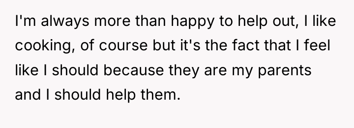 I'm always more than happy to help out, I like...