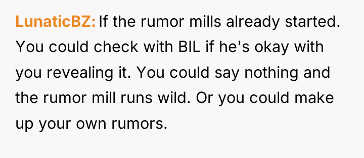 LunaticBZ If the rumor mills already started. You could check...