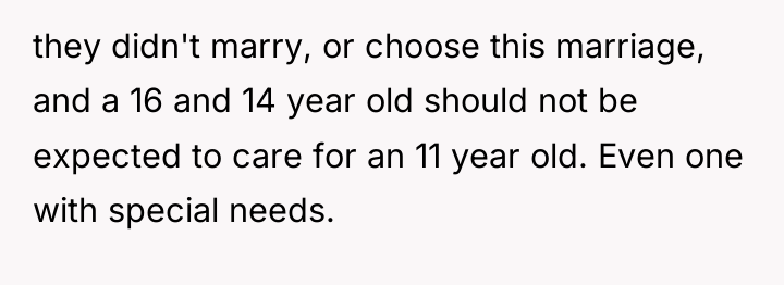 they didn't marry, or choose this marriage, and a 16...