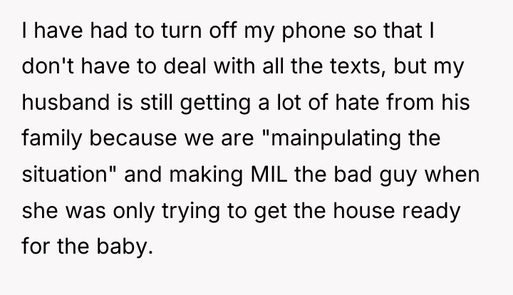 I have had to turn off my phone so that...