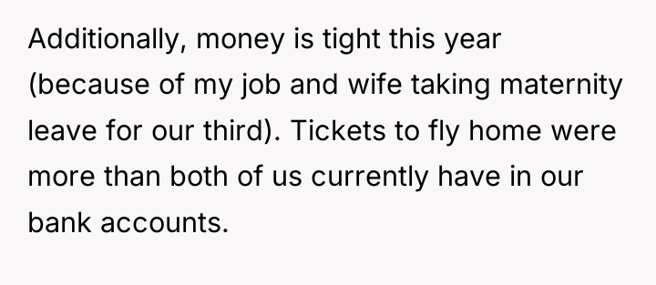 Additionally, money is tight this year (because of my job...