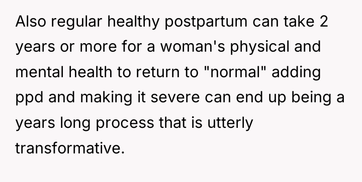Also regular healthy postpartum can take 2 years or more...