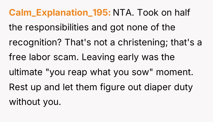 Calm_Explanation_195 NTA. Took on half the responsibilities and got none...