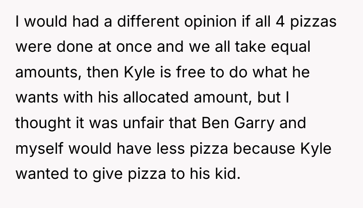 I would had a different opinion if all 4 pizzas...
