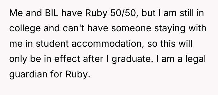 Me and BIL have Ruby 50/50, but I am still...