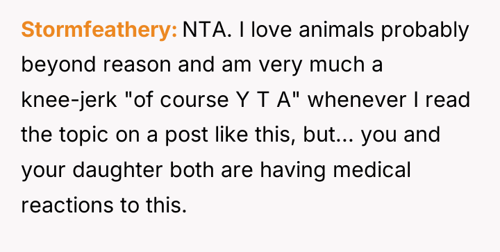 Stormfeathery NTA. I love animals probably beyond reason and am...