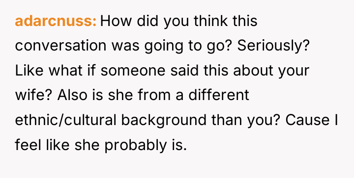 adarcnuss How did you think this conversation was going to...