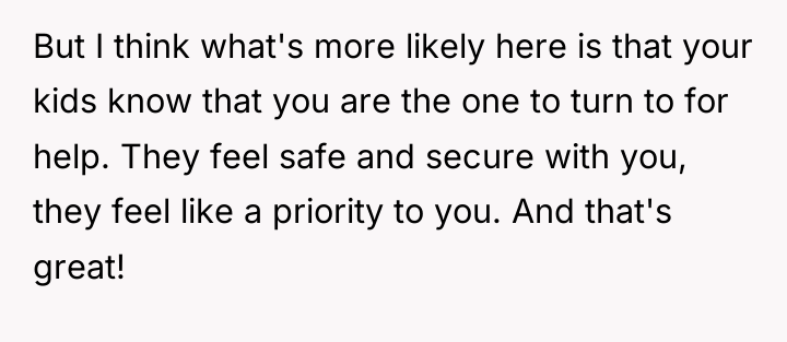 But I think what's more likely here is that your...
