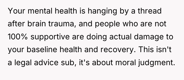 Your mental health is hanging by a thread after brain...