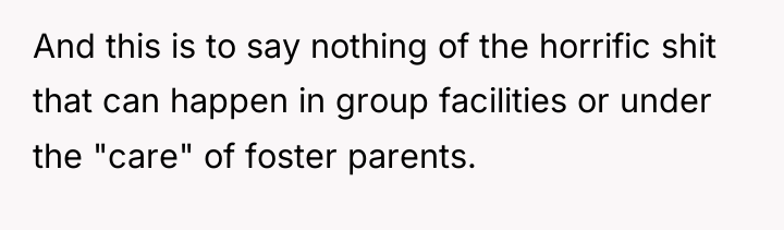 And this is to say nothing of the horrific shit...