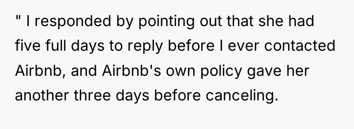 " I responded by pointing out that she had five...