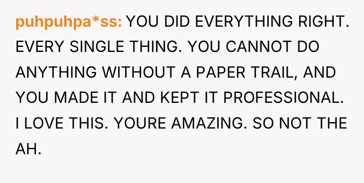 puhpuhpa*ss YOU DID EVERYTHING RIGHT. EVERY SINGLE THING. YOU CANNOT...