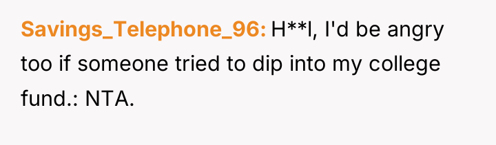 Savings_Telephone_96 H**l, I'd be angry too if someone tried to...