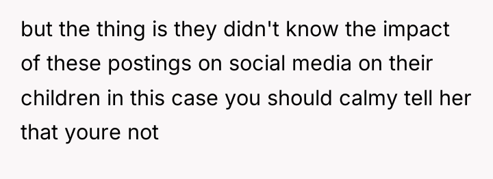 but the thing is they didn't know the impact of...