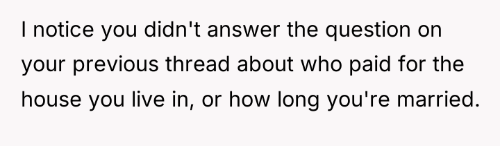 I notice you didn't answer the question on your previous...