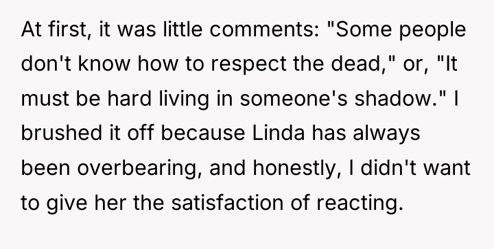 At first, it was little comments: "Some people don't know...