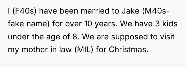 I (F40s) have been married to Jake (M40s- fake name)...