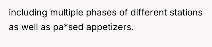 including multiple phases of different stations as well as pa*sed...