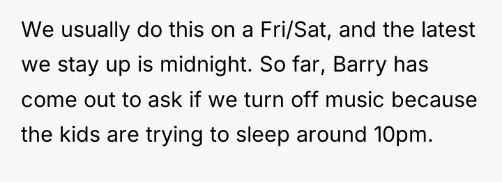 We usually do this on a Fri/Sat, and the latest...