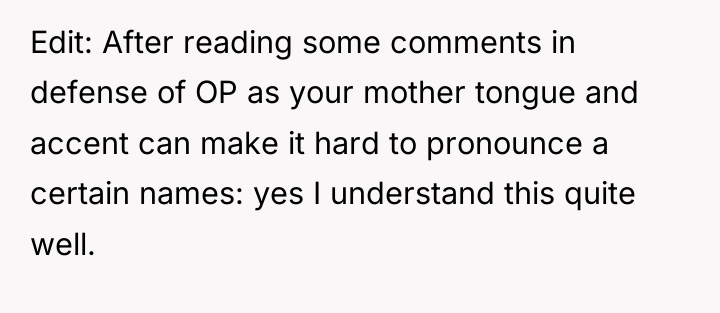 Edit: After reading some comments in defense of OP as...