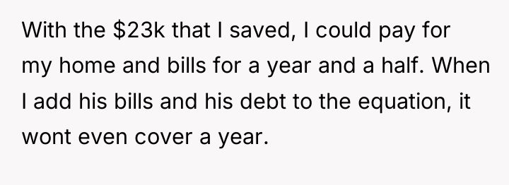 With the $23k that I saved, I could pay for...