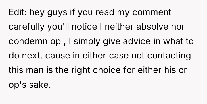 Edit: hey guys if you read my comment carefully you'll...