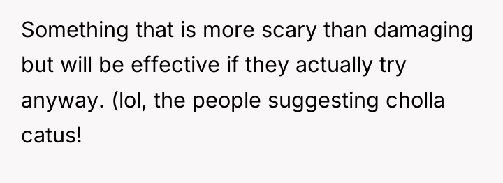 Something that is more scary than damaging but will be...
