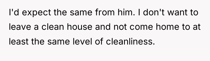I'd expect the same from him. I don't want to...
