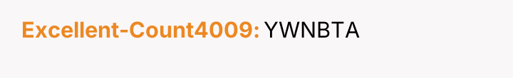 Excellent-Count4009 YWNBTA