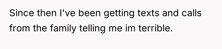 Since then I've been getting texts and calls from the...