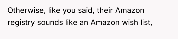 Otherwise, like you said, their Amazon registry sounds like an...