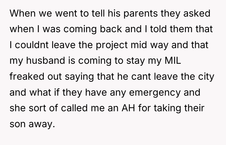 When we went to tell his parents they asked when...