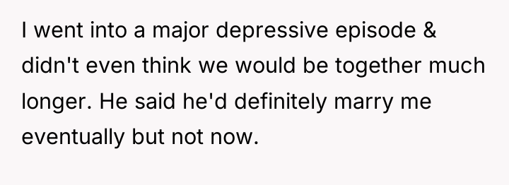 I went into a major depressive episode & didn't even...